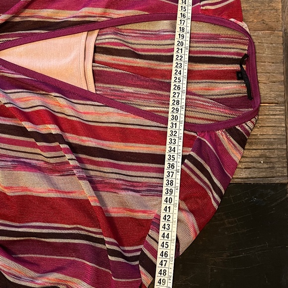 Bold Striped Midi Dress – Missoni-Style Vibes (brand - Coast) size UK 12 - Picture 2 of 7
